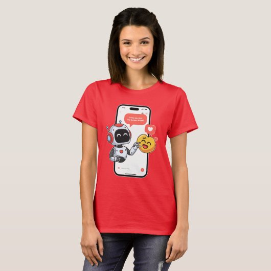Tech Love Chats T-shirt (Voorkant volledig)