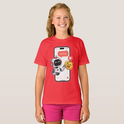 Tech Love Chats T-shirt (Voorkant volledig)