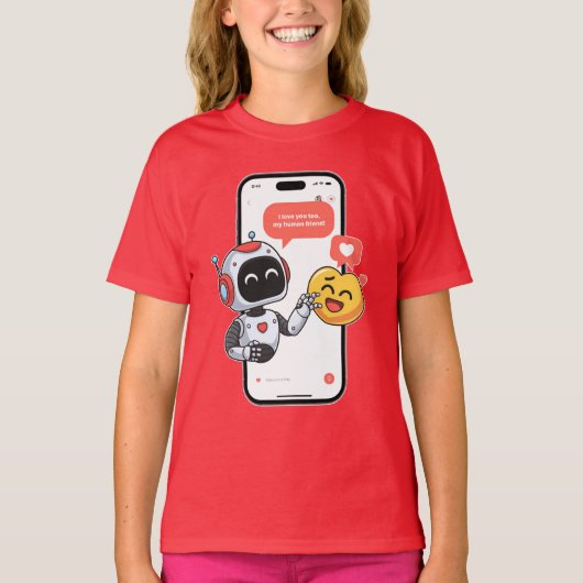 Tech Love Chats T-shirt (Voorkant)