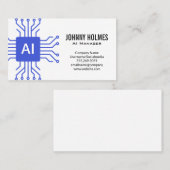 Tech Manager | AI-technologie Visitekaartje (Voorkant / Achterkant)