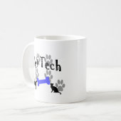 TECH met honden Koffiemok (Voorkant links)