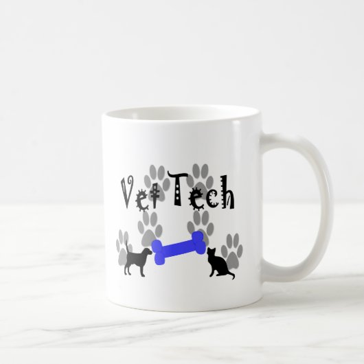 TECH met honden Koffiemok (Rechts)