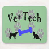 TECH met honden Muismat (Voorkant)