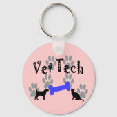 TECH met honden Sleutelhanger (Voorkant)