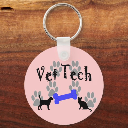 TECH met honden Sleutelhanger (Voorkant)