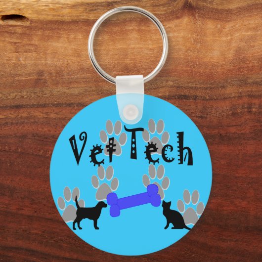 TECH met honden Sleutelhanger (Voorkant)
