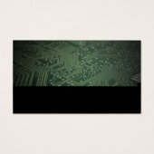 Tech Microchip | Logo van de geest Visitekaartje (Achterkant)