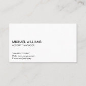 Tech Modern Finance Logo  Visitekaartje (Achterkant)