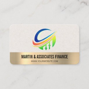 Tech Modern Logo Financiën Visitekaartje