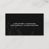 Tech Modern Logo | Visitekaartje circuit board (Achterkant)
