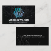 Tech Modern Logo | Visitekaartje circuit board (Voorkant / Achterkant)