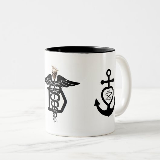 Tech-mok Tweekleurige Koffiemok (Voorkant rechts)