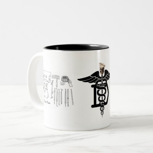 Tech-mok Tweekleurige Koffiemok (Voorkant links)