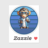 tech monkey sticker (Vel)