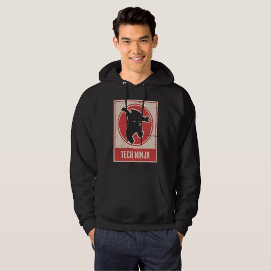 TECH NINJA  Tech Support Hoodie (Voorkant volledig)