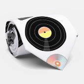 Tech Pattern Stropdas (Opgerold)