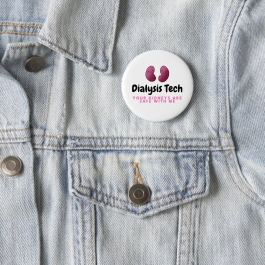Tech Pink Nieren Renale Button (In situ)