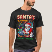 Tech Pixel Support Santa's Rebooting T-shirt (Voorkant)