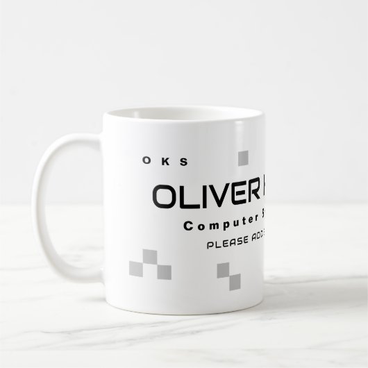 Tech Profession Modern Koffiemok (Links)