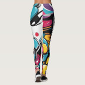 Tech Pulse digitale circuit legging (Achterkant)