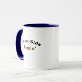 Tech‑Pun Design Mok — “Server‑side" Grap  Cadeau  (Voorkant links)