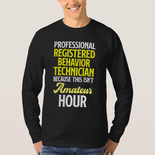 Tech RBT 21 van het Gedrag van de Technicus T-shirt (Voorkant)