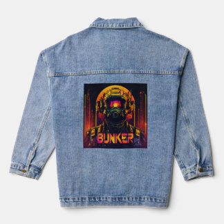 Tech Rebel: Cyberpunk Denim Jacket door BUNKER TOP