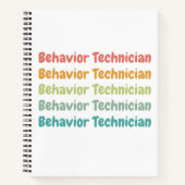 Tech Retro van het gedrag van technicus RBT Notitieboek (Voorkant)
