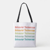 Tech Retro van het gedrag van technicus RBT Tote Bag (Achterkant)