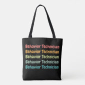 Tech Retro van het gedrag van technicus RBT Tote Bag (Achterkant)
