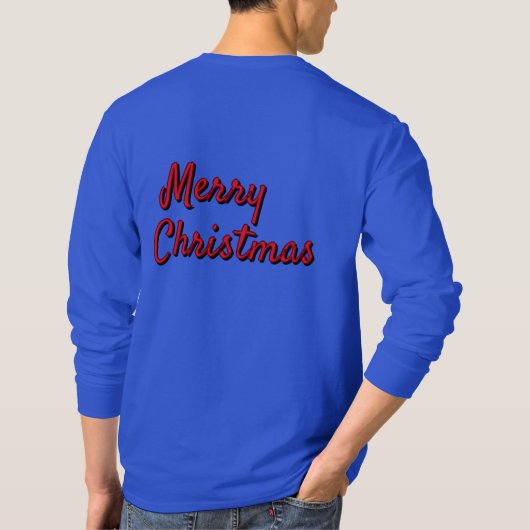 Tech Santa's Merry Christmas T-Shirt (Achterkant)