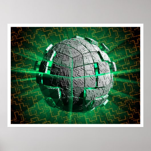 Tech Sphere Poster (Voorkant)