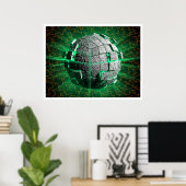 Tech Sphere Poster (Thuiskantoor)