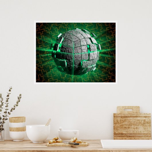 Tech Sphere Poster (Keuken)
