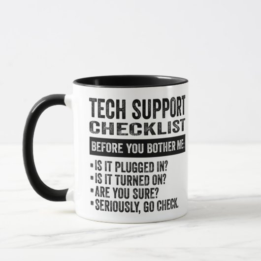 TECH SUPPORT CHECKLIST MOK (Links)