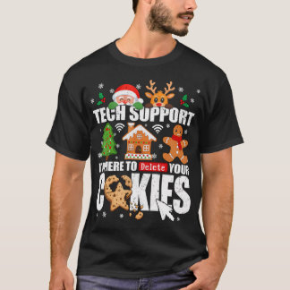 Tech Support Cookies Verwijderen Mannen Lelijke Ke T-shirt