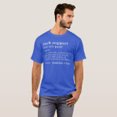 TECH Support Definition Funny Dad retro funny girl T-shirt (Voorkant volledig)