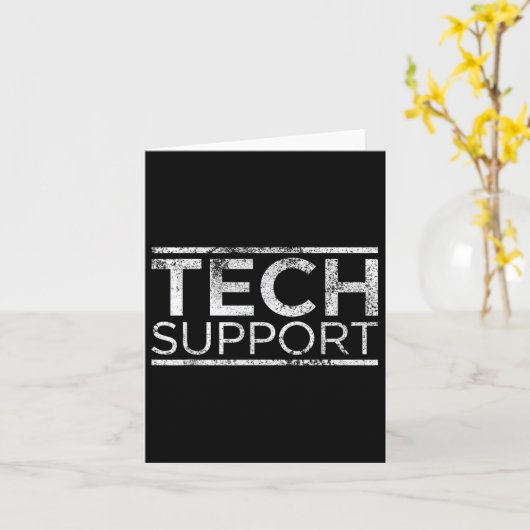 Tech Support Doge Kaart (Gele Bloem)