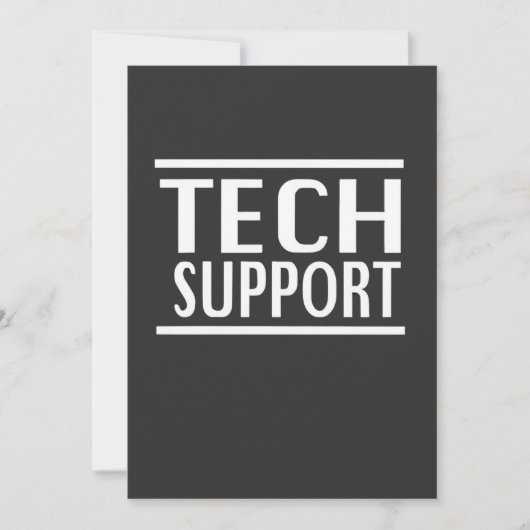Tech Support Doge Overheid Trump Humor Aankondiging (Voorkant)