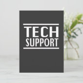 Tech Support Doge Overheid Trump Humor Aankondiging (Staand voorkant)