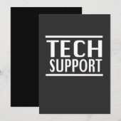 Tech Support Doge Overheid Trump Humor Aankondiging (Voorkant / Achterkant)