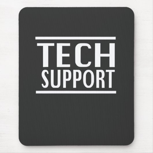 Tech Support Doge Overheid Trump Humor Muismat (Voorkant)