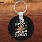 Tech Support Im Here To Delete Your Cookies Christ Sleutelhanger (Voorkant)
