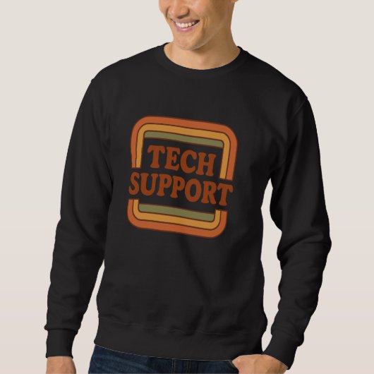 Tech Support IT Helpdesk Grappige Computer Geek Te Trui (Voorkant)