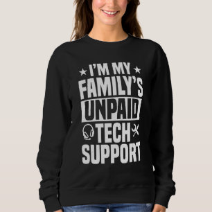 Tech Support Onbetaalde Helpdesk IT Call Center Ag Trui