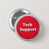 Tech Support Red Panic Button (Voorkant /achterkant)