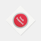 Tech Support Red Panic Button Servet (Hoek)