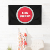 Tech Support Red Panic Button Spandoek (Insitu)