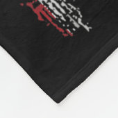 Tech Support Us Vlag Witte Huis Tech Support D.o. Fleece Deken (Hoek)