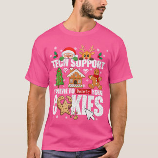 Tech Support Verwijder Uw Cookies Mannen Lelijke K T-shirt